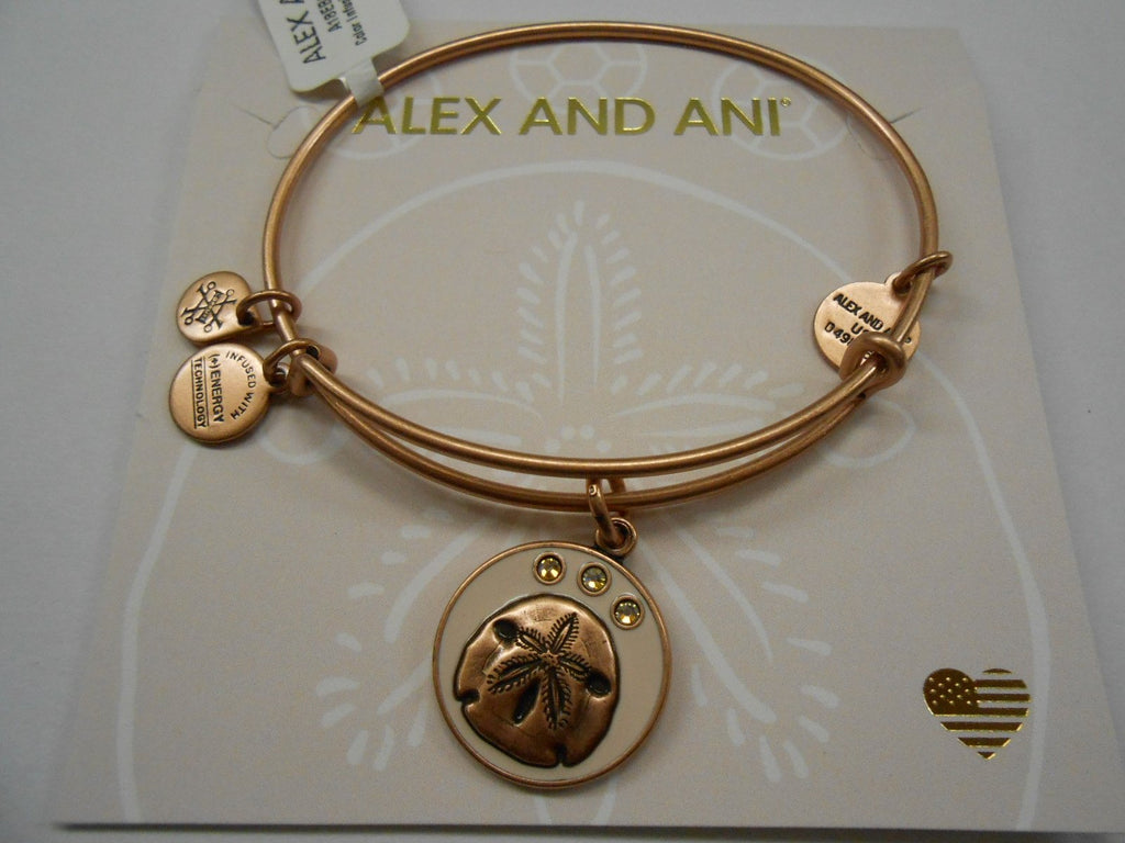 Alex and Ani Womens Color Infusion Sand Dollar IV Bangle