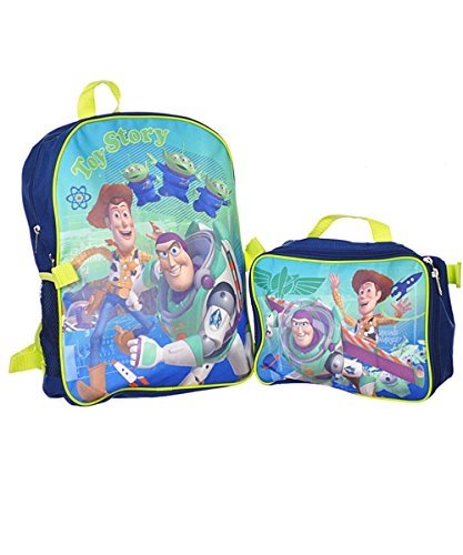 Toy Story "Space Mission" Backpack with Lunchbox - navy/light green, one size