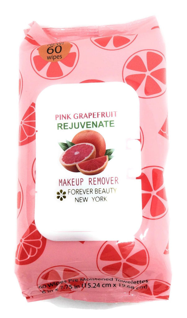 Forever Beauty Makeup Removing Wipes Face Cleaning Fragrant, 60 Count, Alcohol Free