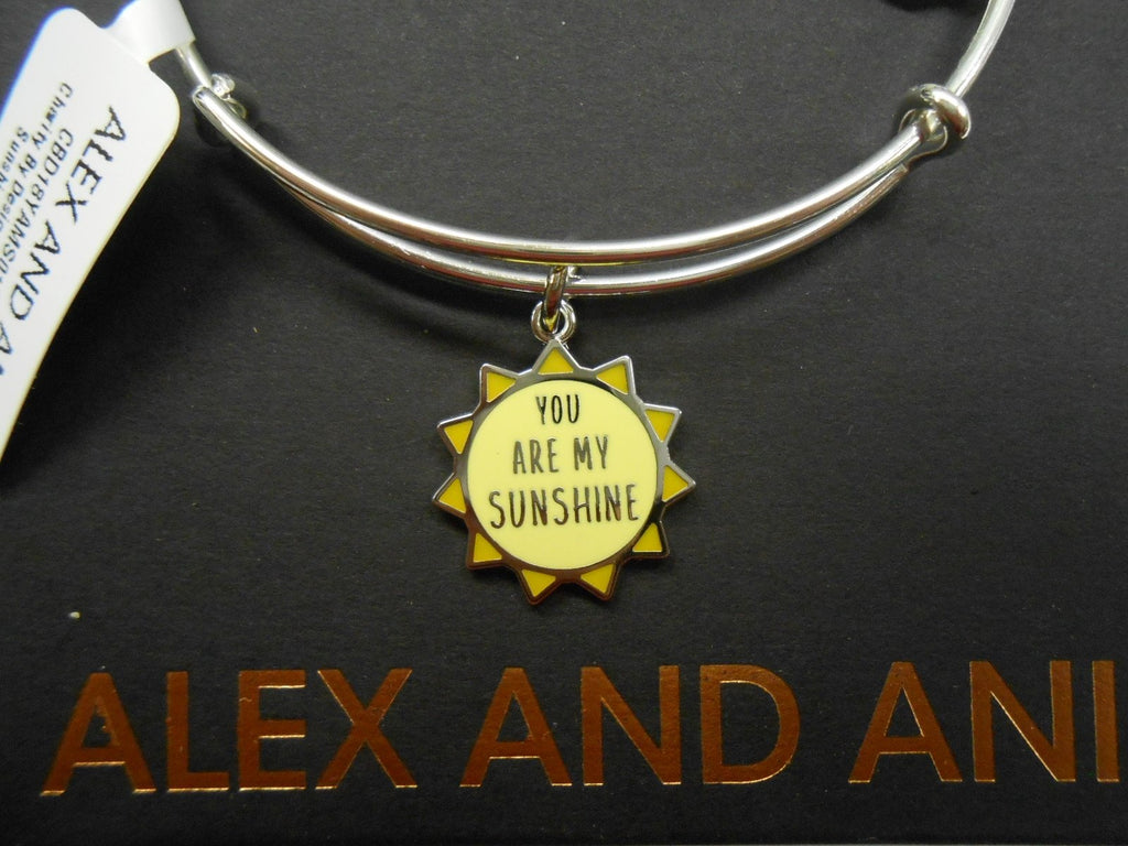 Alex and Ani Womens Charity by Design You are My Sunshine Bangle