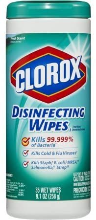 Clorox Disinfecting Wipes Fresh Scent 35 Count, Sold As 1 Case, 12 Each Per Case