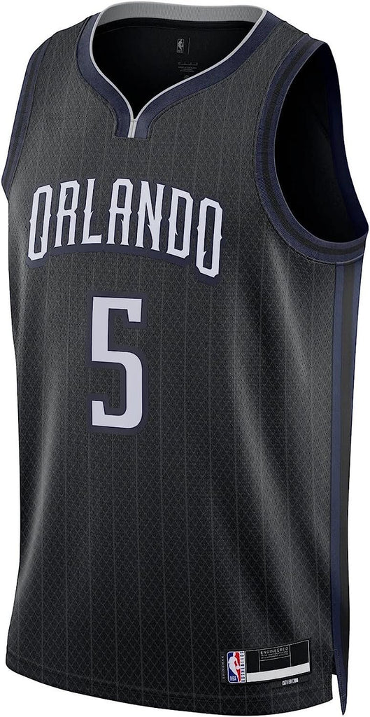 Outerstuff Paolo Banchero Orlando Magic NBA Boys Youth 8-20 Black City Edition Swingman Jersey