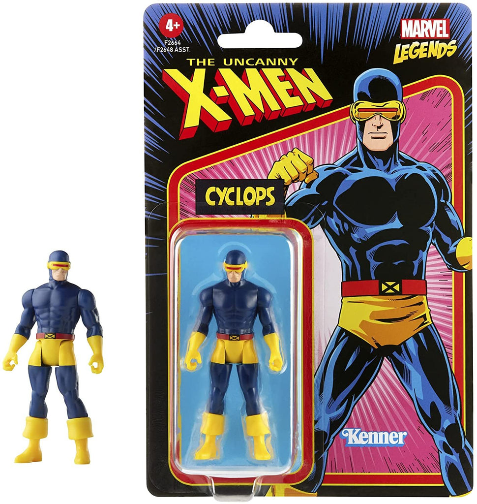 Marvel Hasbro Legends 3.75-inch Retro 375 Collection Cyclops Action Figure Toy