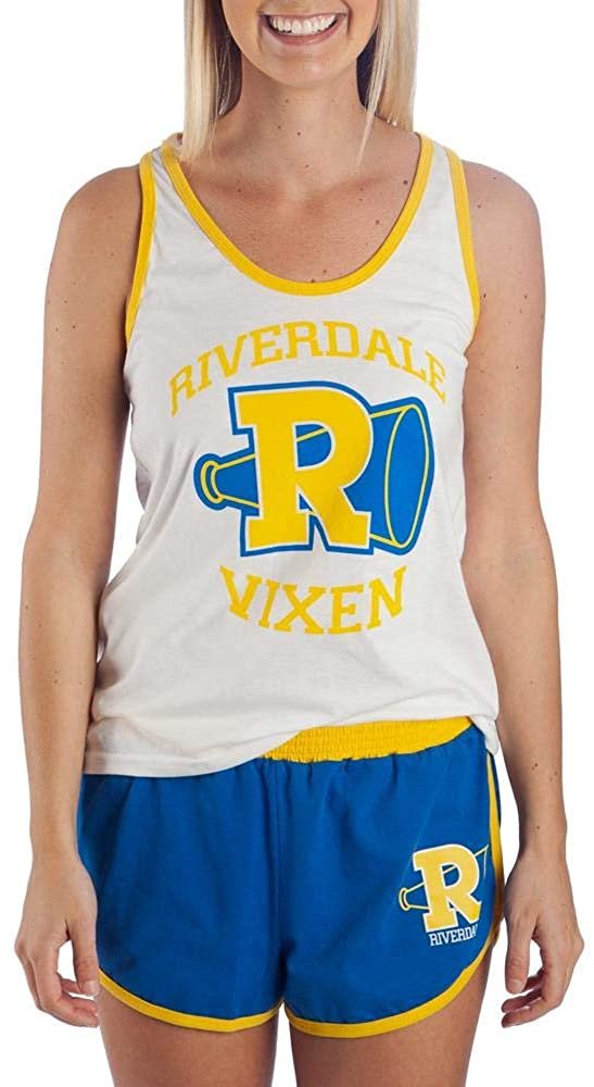 Riverdale Gym Outfit Riverdale Vixens Tank & Short Set Riverdale Gift - Riverdale Clothing Riverdale Apparel-XXLarge Yellow