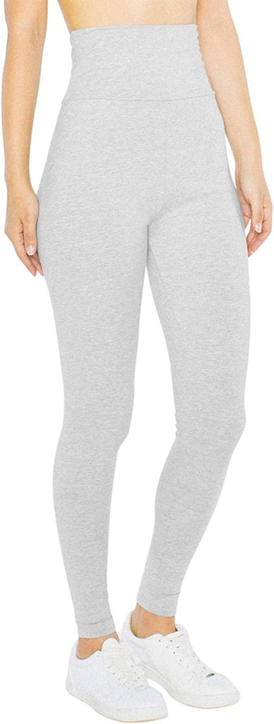 American Apparel Women's Cotton Spandex Jersey High-Waist Leggings