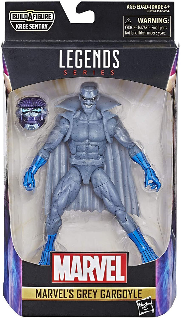 Marvel Captain Marvel 6" Legends Grey Gargoyle Figure for Collectors, Kids, & Fans