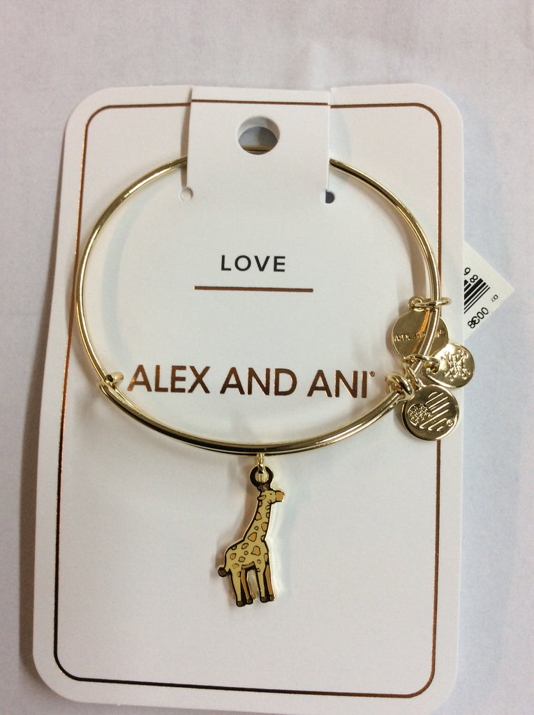 Alex and Ani Initial Charm Bangle Bracelet, Letter H - Shiny Silver Finish
