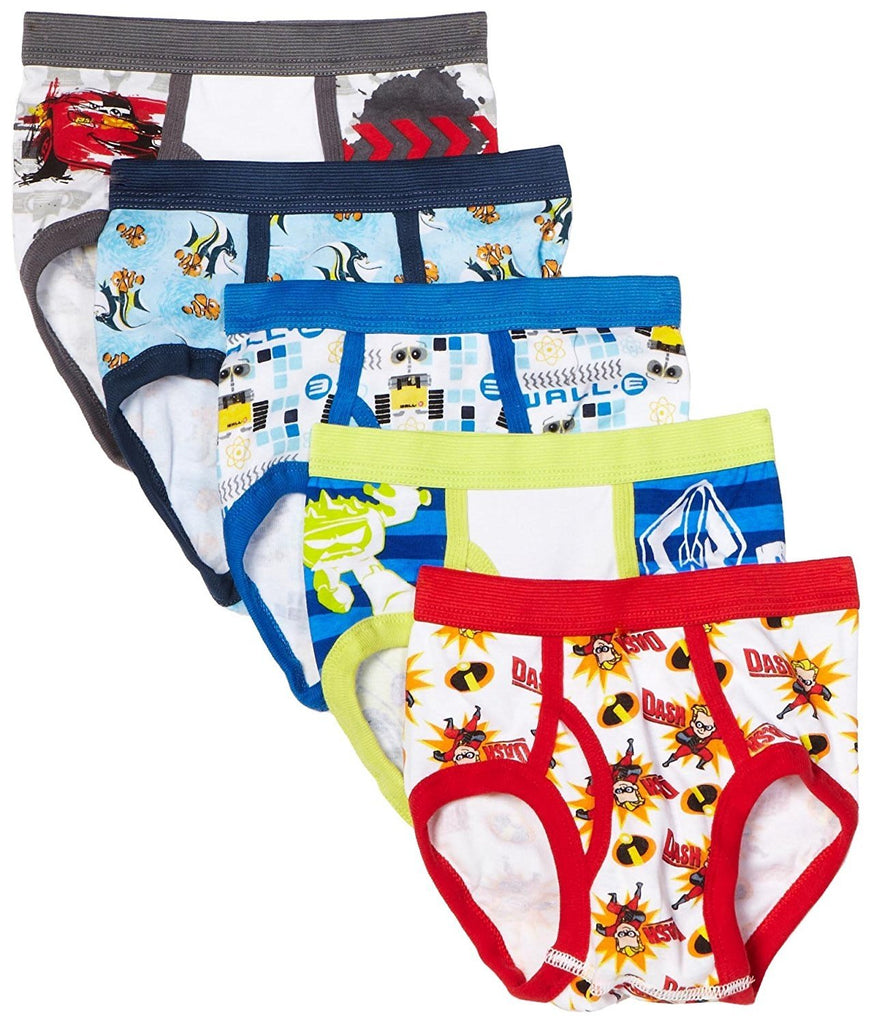 Disney Little Boys' Pixar 5-Pack Brief (Models May Vary)