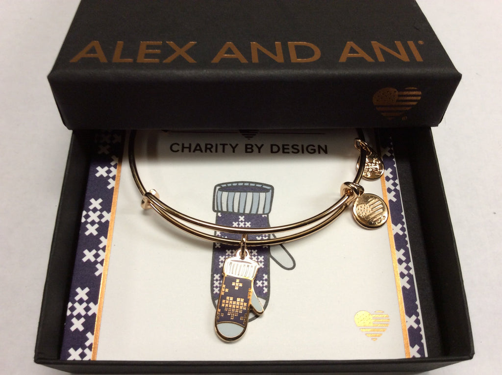 Alex and Ani Womens Charity Design - Mitten Bangle