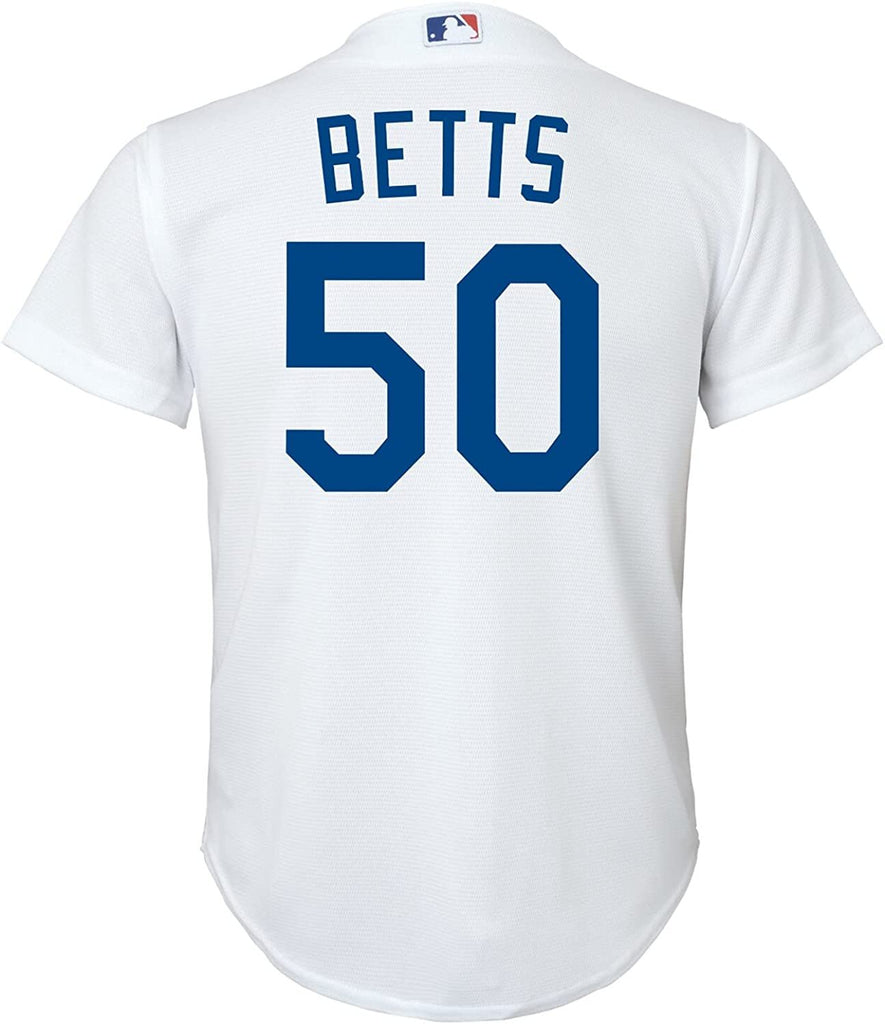 Outerstuff Mookie Betts Los Angeles Dodgers MLB Boys Youth 8-20 Player Jersey