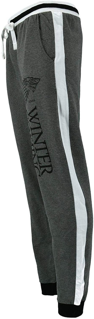 Bioworld Men's Game of Thrones Winter is Coming Lounge Pants, 2XL, Grey