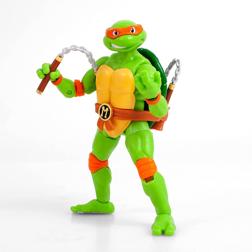 Loyal Subjects - BST AXN Teenage Mutant Ninja Turtles Michelangelo 5 Action Figure (Net)