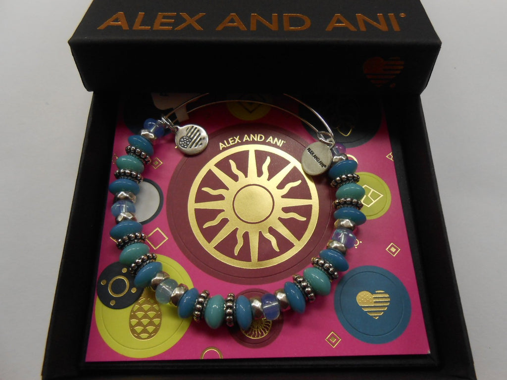 Alex and Ani Womens Horizon Ocean Bangle