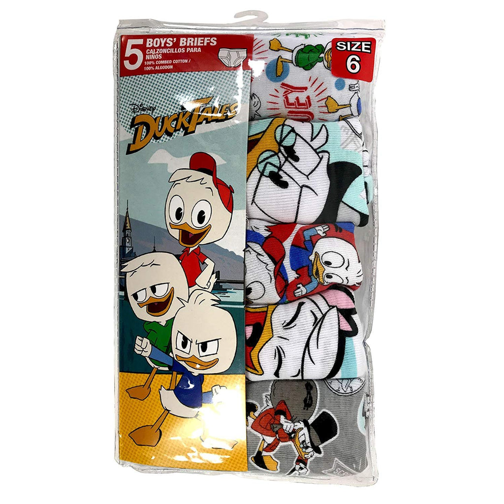 Disney Big Boys' Duck Tales 5-Pack Underwear Briefs