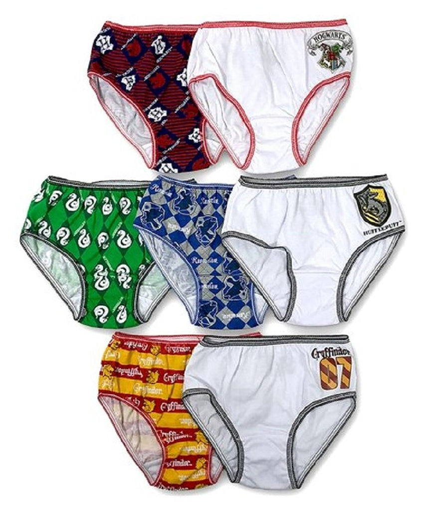 Handcraft Harry Potter Girls Panties - 7-Pack Underwear Sizes 4,6,8