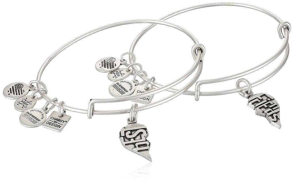 Alex and Ani Charity By Design, Best Friends Set of 2, Expandable