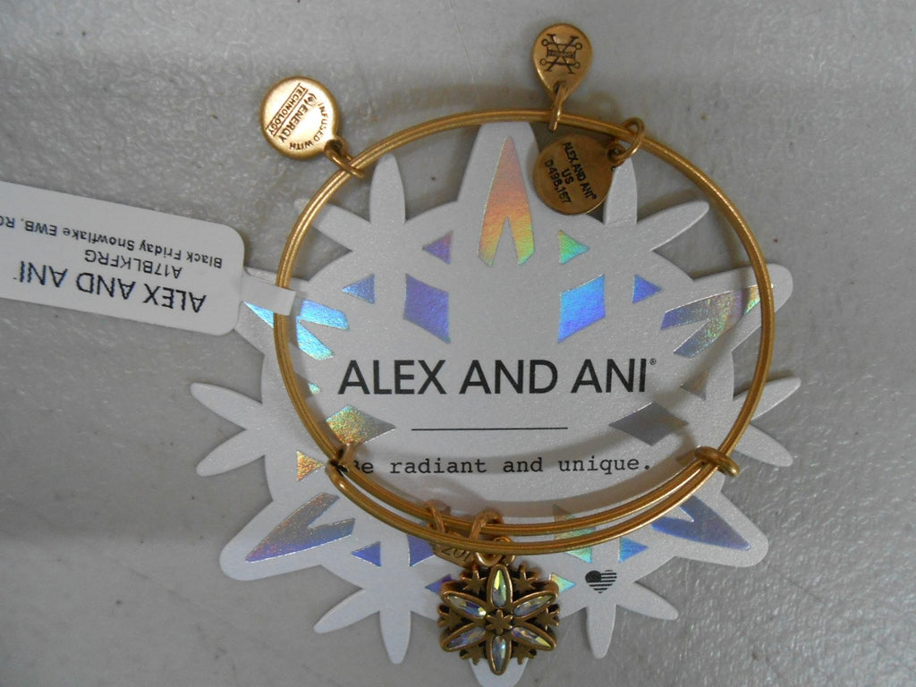 Alex and Ani Womens Limited Edition Snowflake Bangle