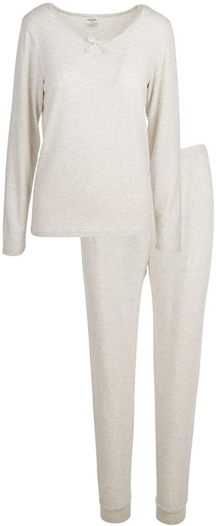 isotoner Sleepwear Womens Sleep Set - Super Soft Pajamas Long Sleeve and Pants Set Nightwear Sexy