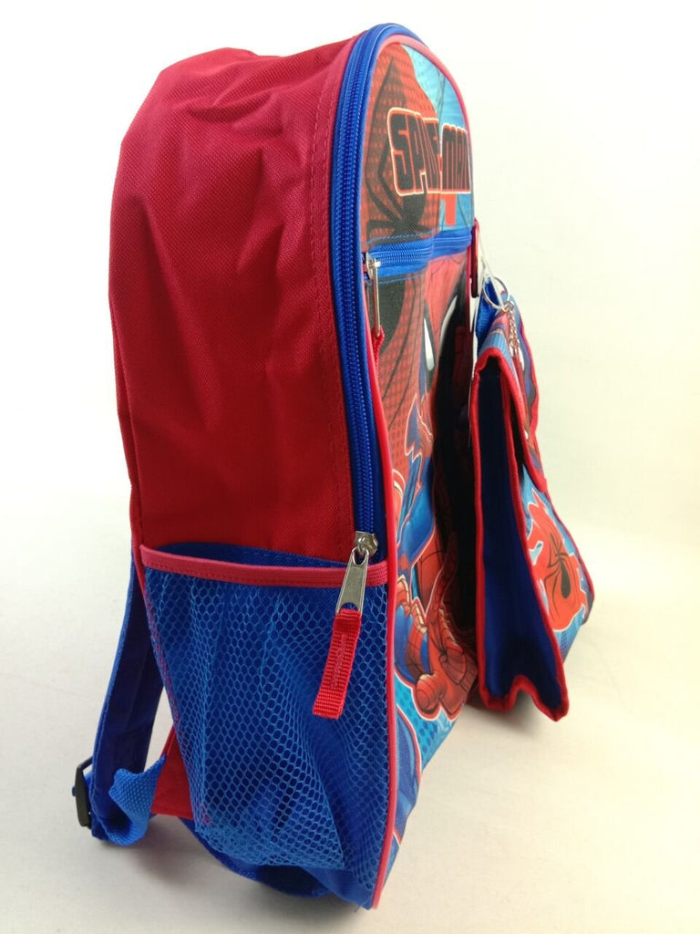 Spiderman Backpack, Lunch Bag, Water Bottle 5-Piece Combo Set