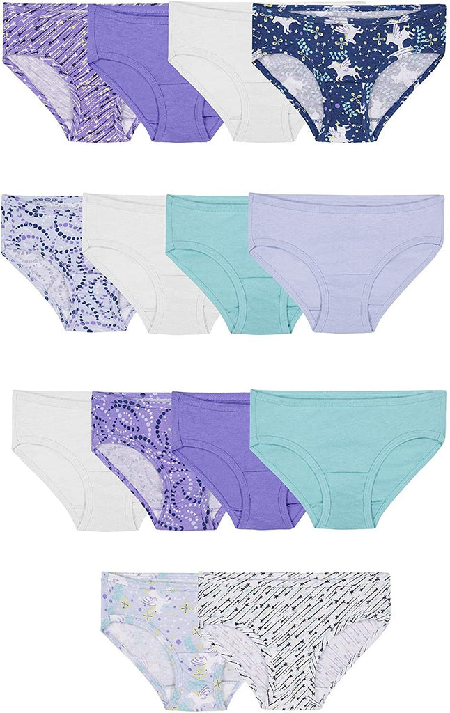 Fruit of the Loom Girls' Cotton Hipster Underwear