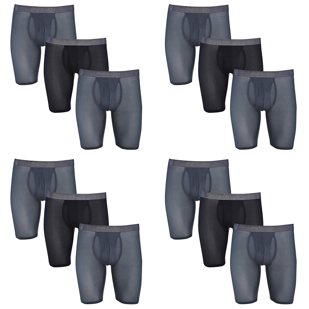 PENN Mens Performance Briefs, Boxer Briefs or Woven Boxers - 12-Pack  Athletic Fit Breathable Tagless Underwear