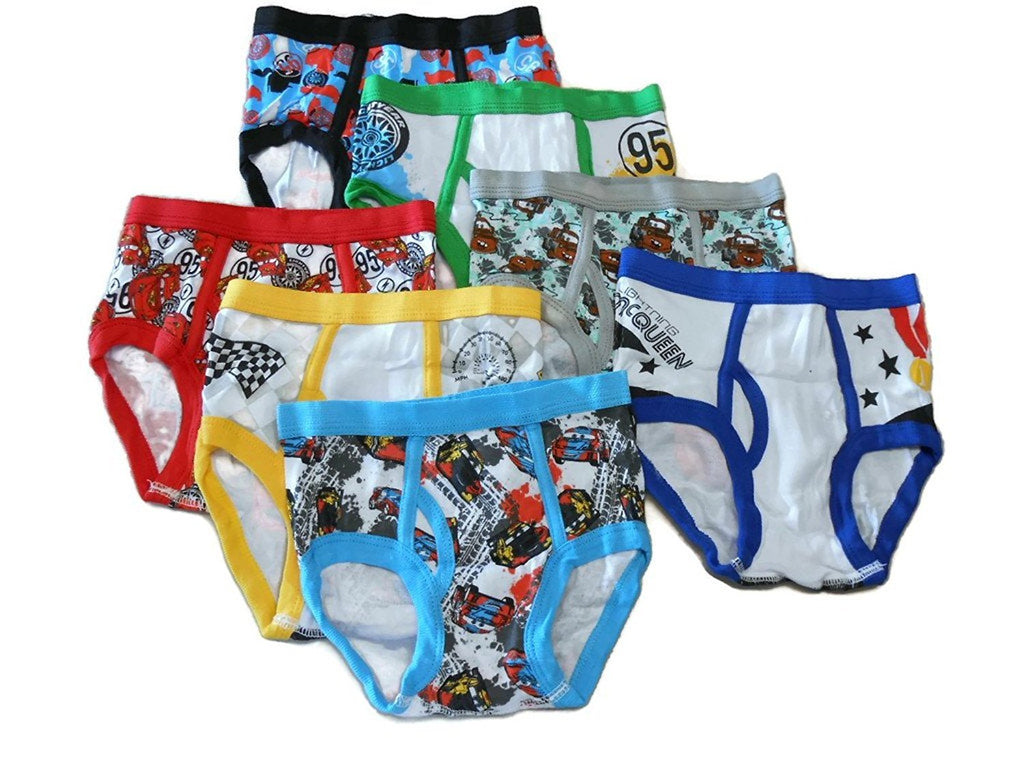 Handcraft Little Boys' Disney Cars 7 Pack Brief