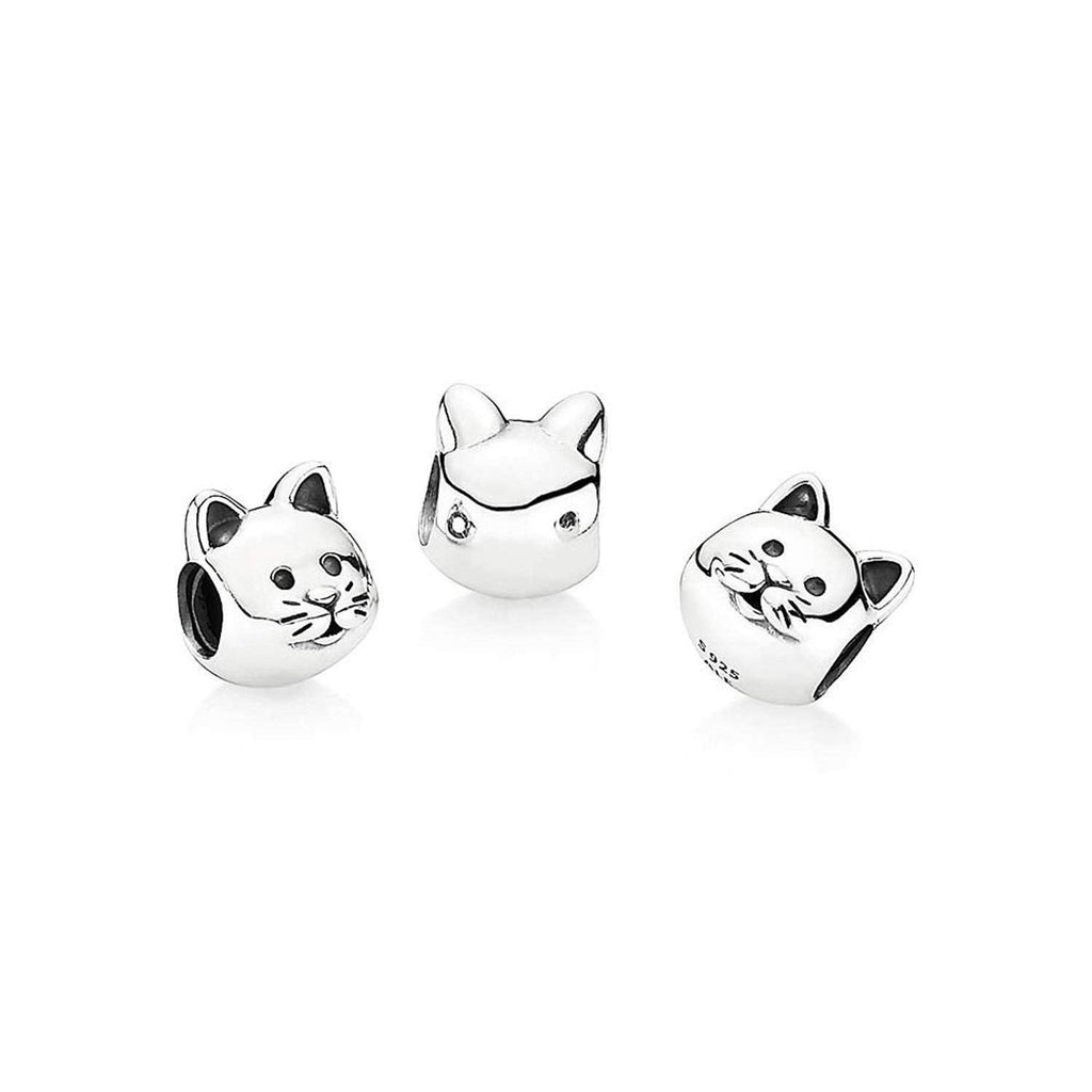 Pandora Curious Cat Silver Charm 791706