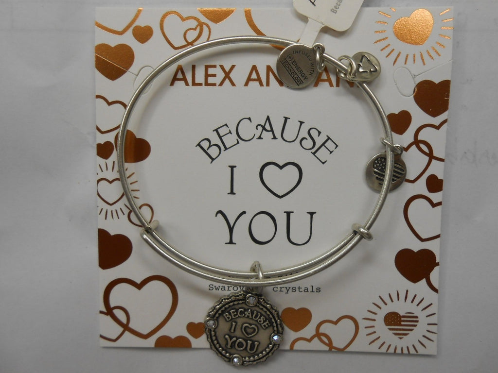 Alex and Ani Womens Because I Love You III Bangle