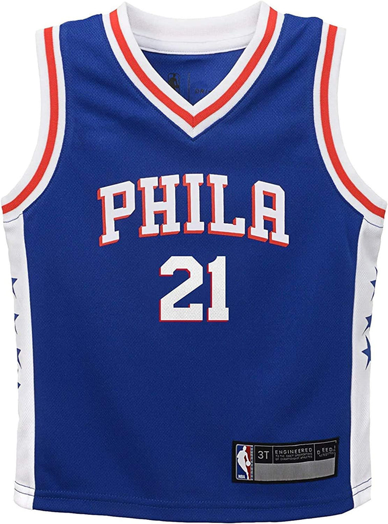 Joel Embiid Philadelphia 76ers #21 Blue Infants Toddler Icon Edition Jersey