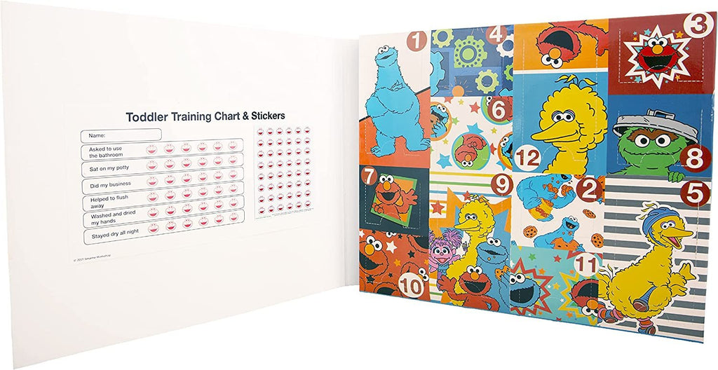 Sesame Street Boys' 12-Days of Surprise Underwear to Make Potty Training Fun, Available in Sizes 18 Months, 2/3t and 4t