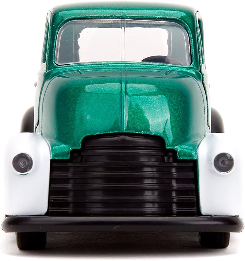 DC Comics 1:32 1952 Chevrolet COE Pickup Die-Cast Car & 1.65" Green Lantern Figure, Toys for Kids and Adults