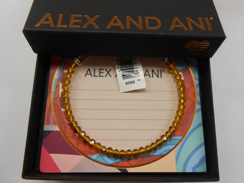 Alex and Ani Brilliance Bead Aurelia Gold/Shinny Bracelet