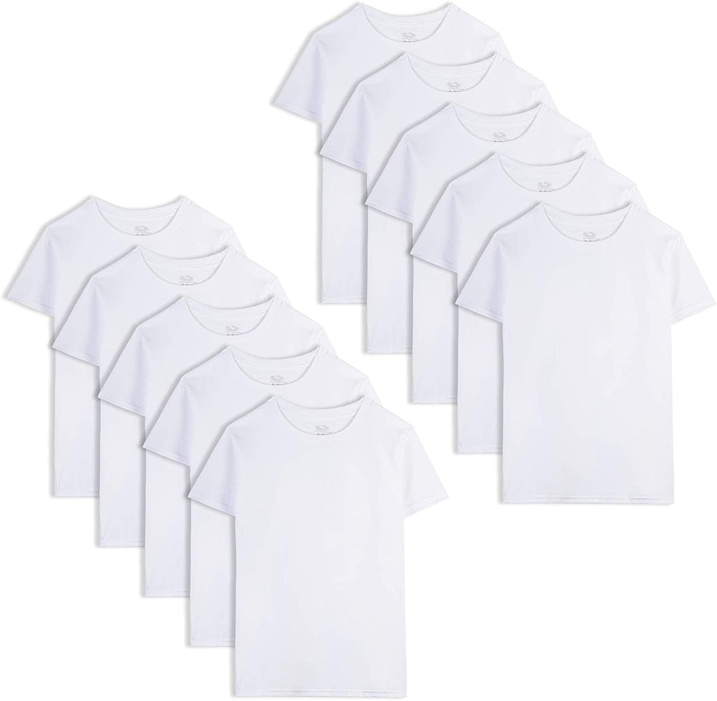 Fruit of the Loom Boys' Cotton White T Shirt