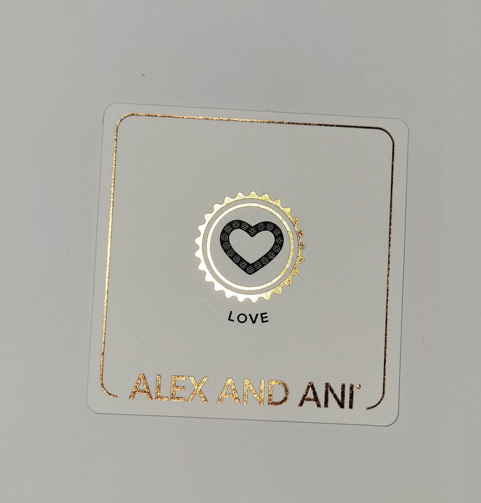 Alex and Ani Crystal Infusion Rainbow Set of 5, Shiny Gold One Size