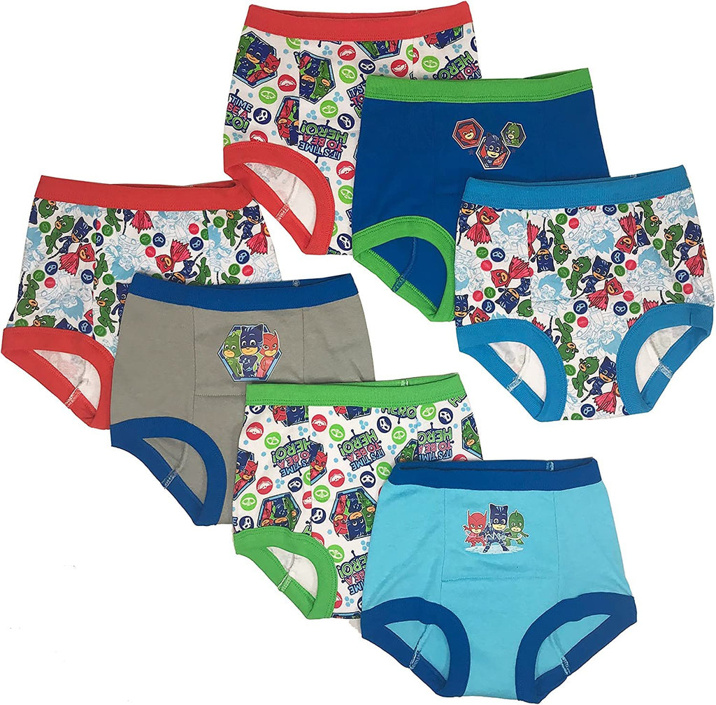 Handcraft Boys' Toddler Pj Mask 7 Pack Training Pants, 2T