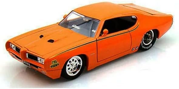 1969 Pontiac GTO Judge Pro Stock Orange 1/24 Diecast Car Model by Jada 90344