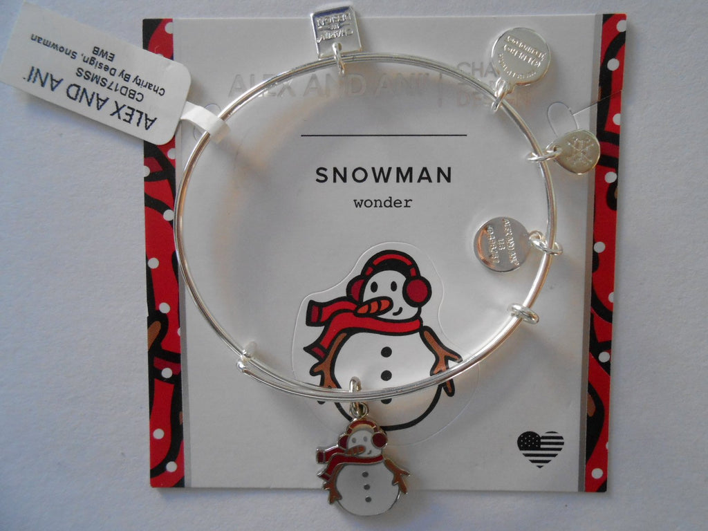 Alex and Ani Charity By Design, Snowman Bangle Bracelet