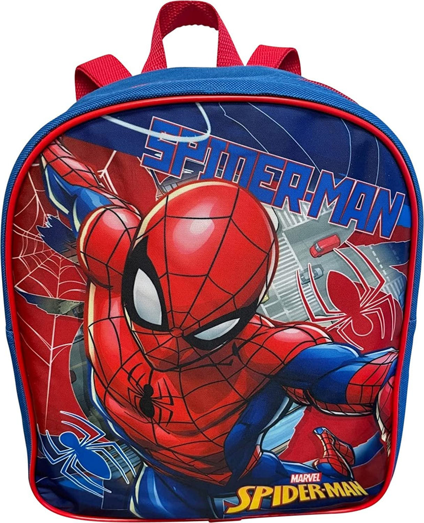 Spider-Man Toddle Boy 12 Inch Mini Backpack (Blue-Red)