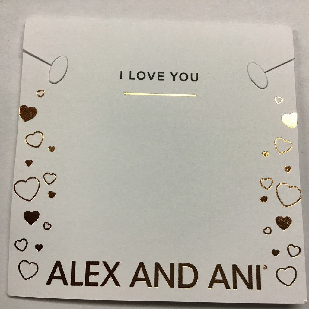 Alex and Ani Because I Love You Daughter IV EWB, SAG, Shiny Antique Silver, Expandable (A20BILY04SAG)