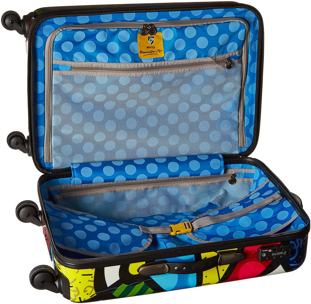 Heys America Britto 26-Inch Spinner Luggage (Butterfly)