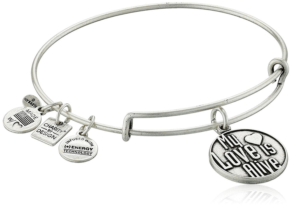 Alex and Ani Charity by Design My Love is Alive Bangle Bracelet