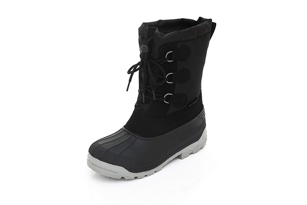 Sand Storm Mens Short Winter Snow Boots - Lace-up Closure Comfortable Weatherproof Snow Boots