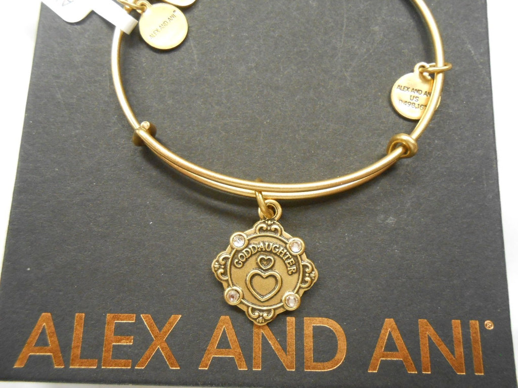 Alex and Ani Women's Because I Love You Goddaughter II Bangle