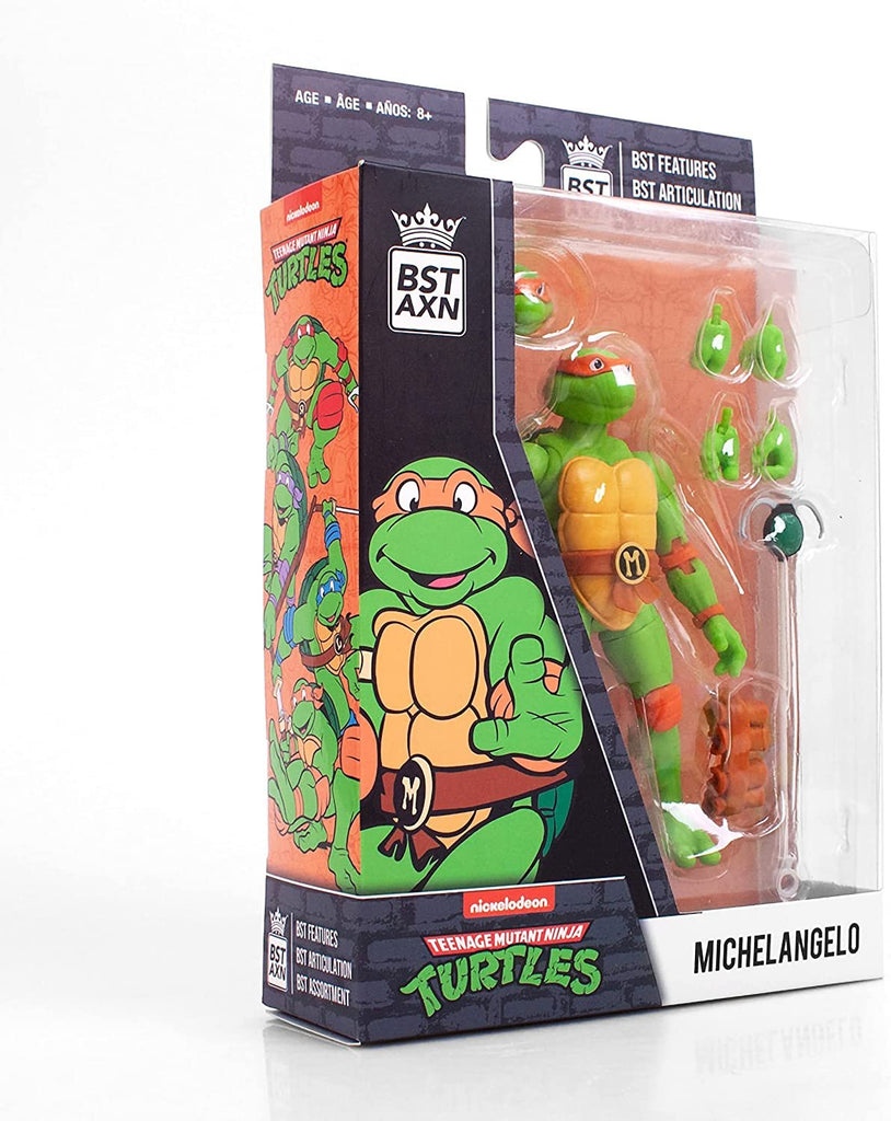 Loyal Subjects - BST AXN Teenage Mutant Ninja Turtles Michelangelo 5 Action Figure (Net)