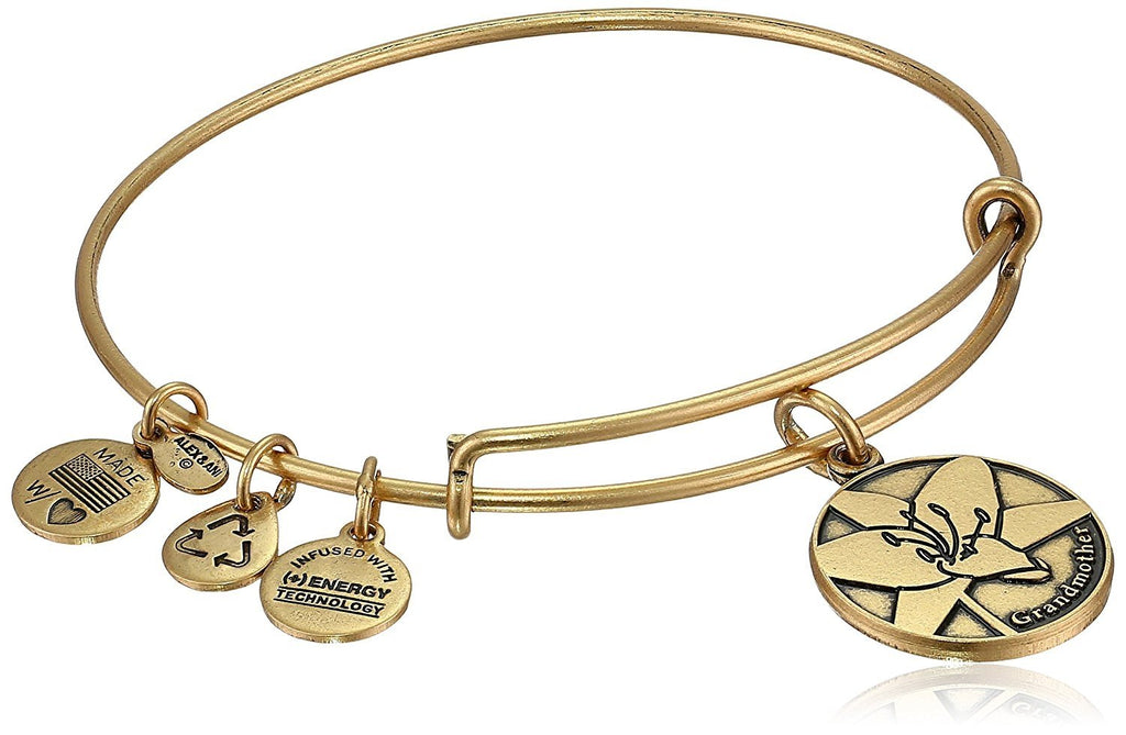 Alex and Ani Because I Love You Expandable Wire Bangle Bracelet, 7.75"