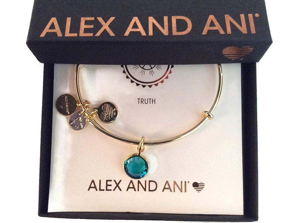 Alex and Ani December Color Code Shiny Gold NWTBC