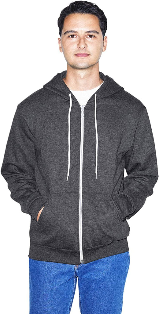 American Apparel Men's Flex Fleece Long Sleeve Zip Hoodie