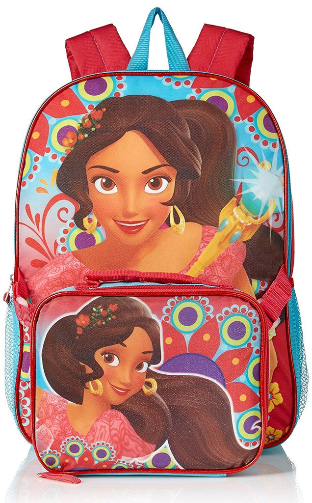 Disney Girls' Elena Backpack with Lunch Kt