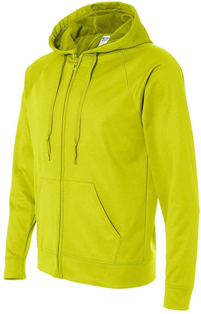 Jerzees Men's NuBlend Moisture Management Full Zip Hood Fleece