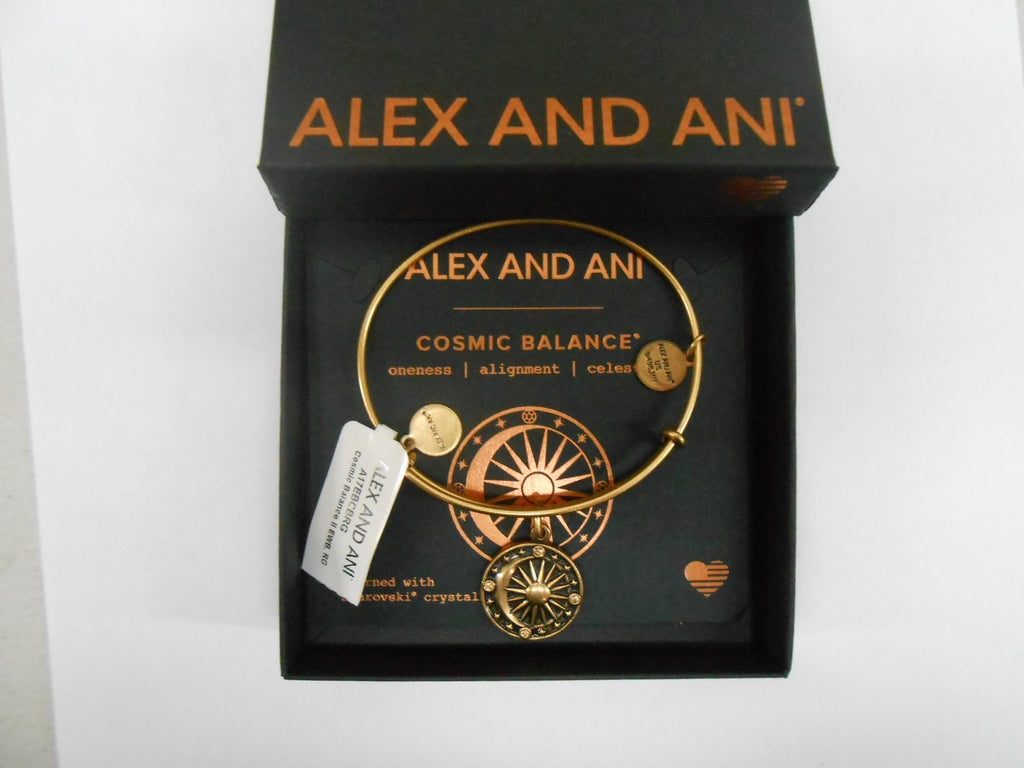 Alex and Ani Cosmic Balance Expandable Rafaelian Bangle Bracelet